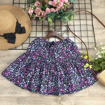 Chân váy hoa thô size đại kèm quần cho bé gái size S-XL